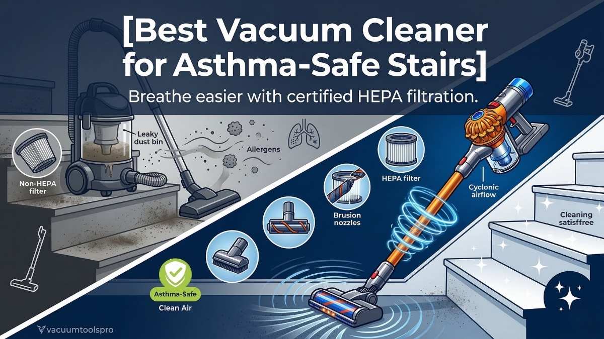 Best Vacuum Cleaner for Asthma-Safe Stairs