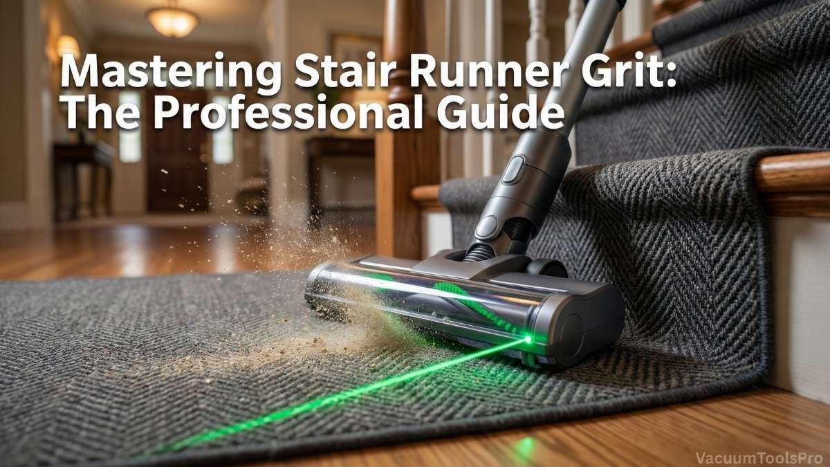 How to Extract Ground In Grit from High Traffic Stair Runners