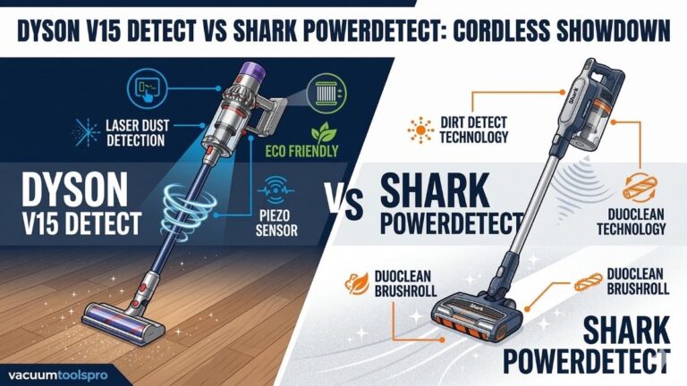 Dyson V15 Detect vs Shark PowerDetect