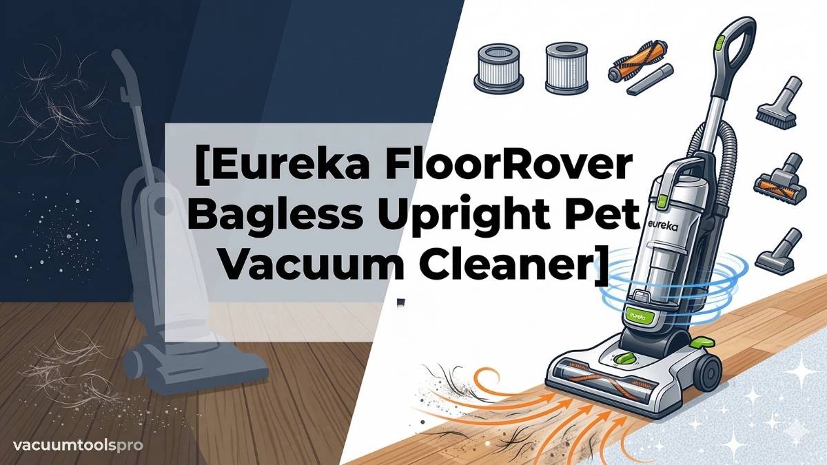 Eureka FloorRover Bagless Upright Pet Vacuum Cleaner