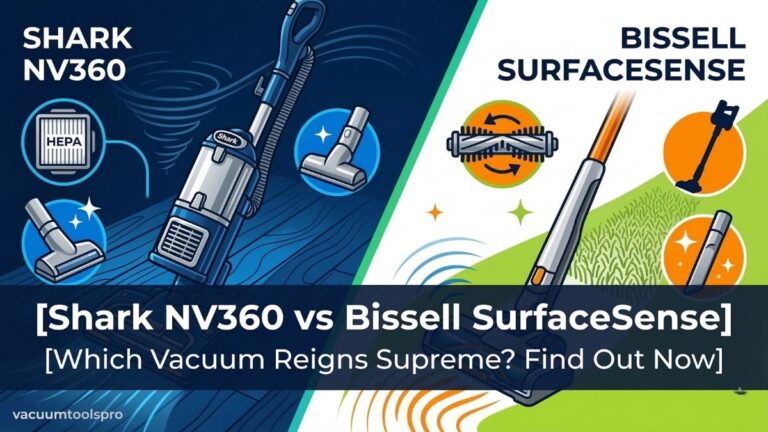 Shark NV360 vs Bissell SurfaceSense