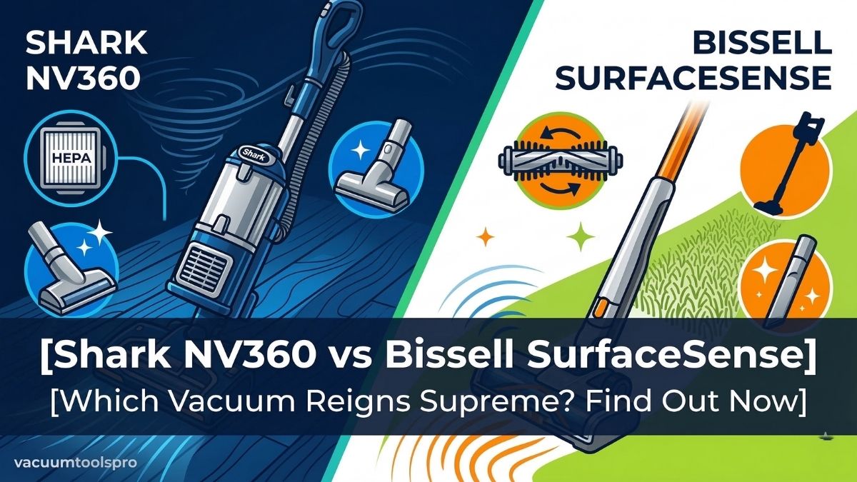 Shark NV360 vs Bissell SurfaceSense