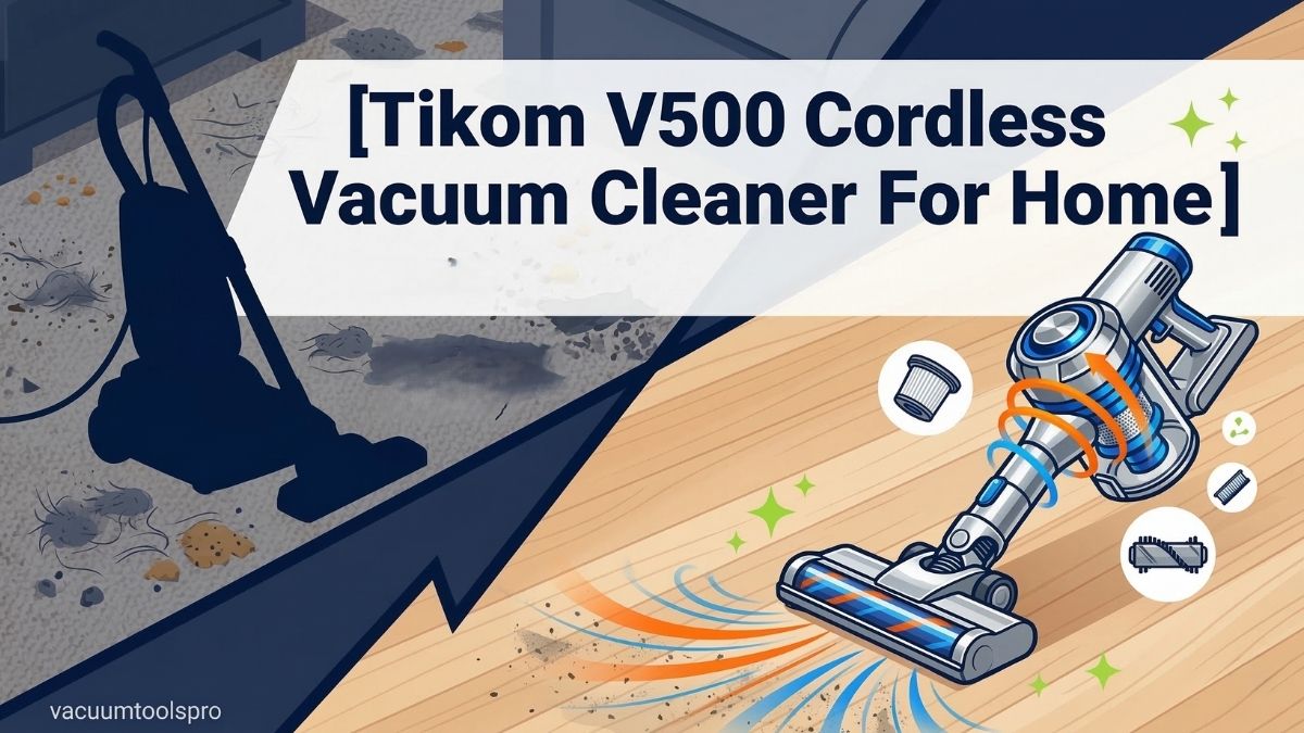 Tikom V500 Cordless Vacuum Cleaner For Home